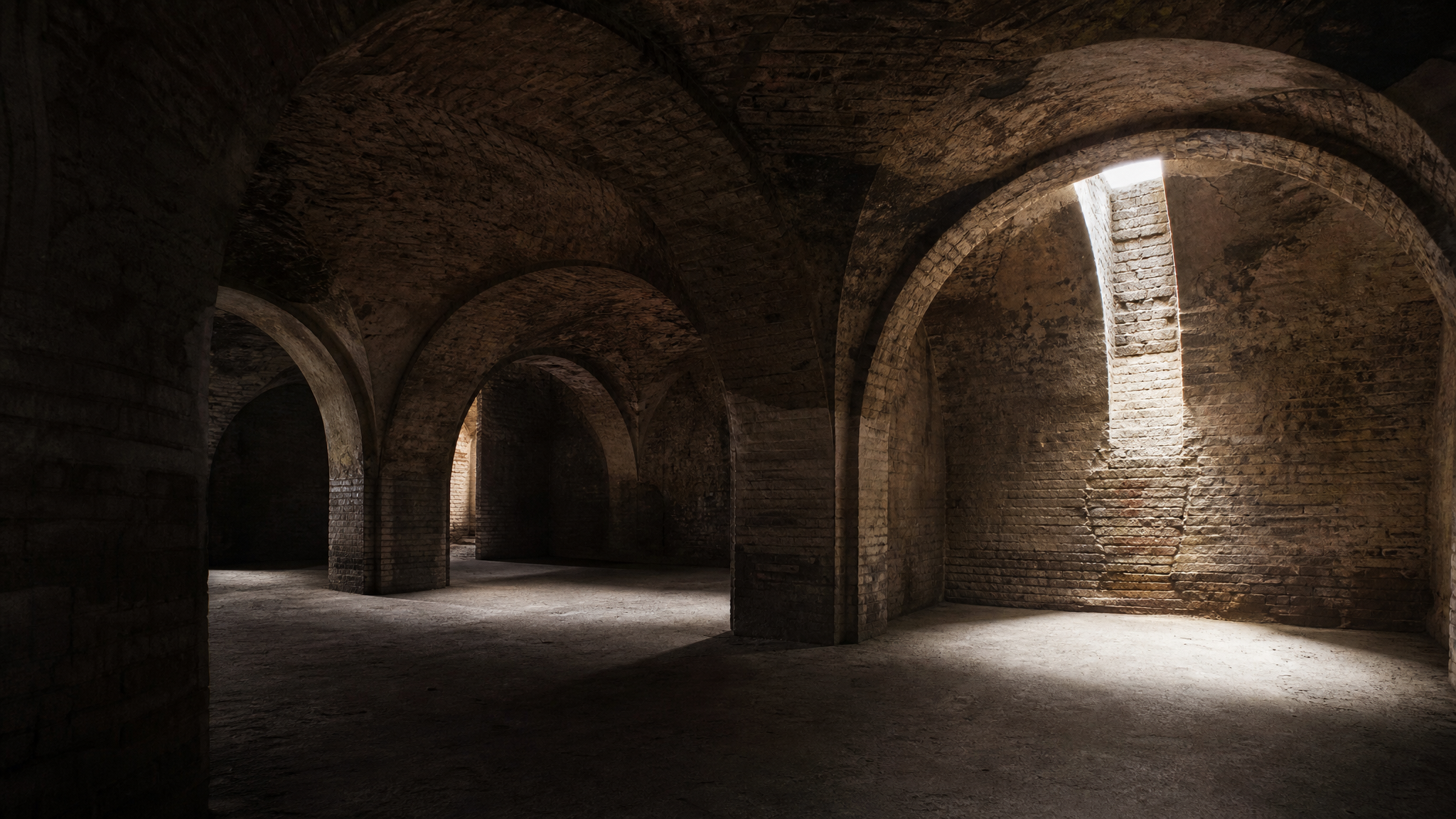 Cave voûtée en pierre pour événement de luxe confidentiel Paris — stone vault venue luxury event